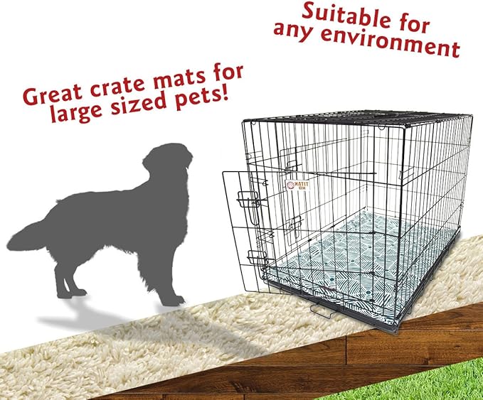 42" Charlie Emerald Green Crate Dog Bed Mat By Majestic Pet Products