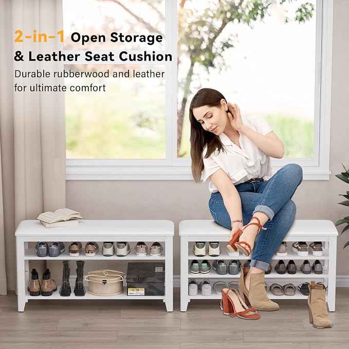 Entryway Shoe Storage Bench