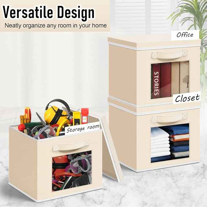 10 Pcs Fabric Storage Cube