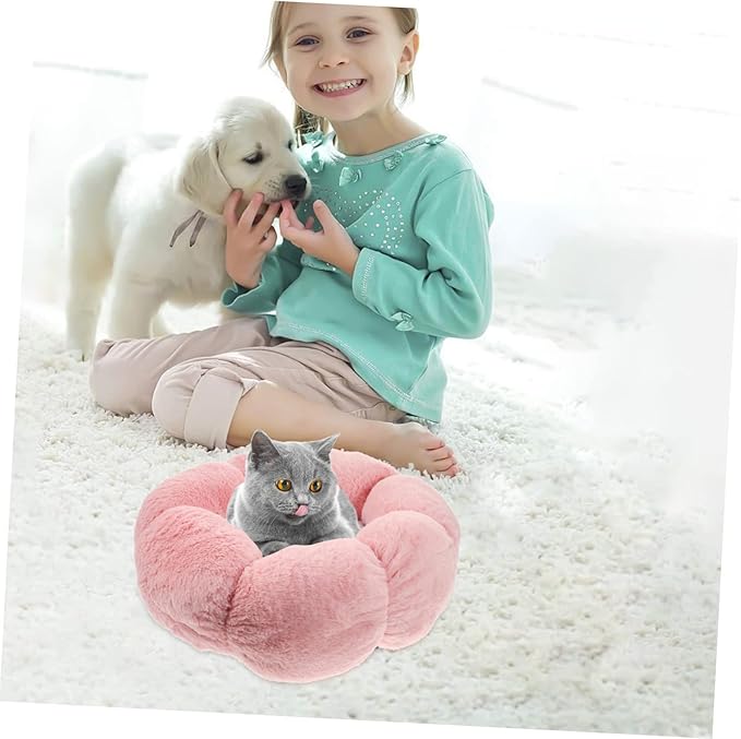 YARNOW Flower Dog Bed Cat Beds Furniture Pet Sleeping Cushion Rest Supply Small Pet Nest