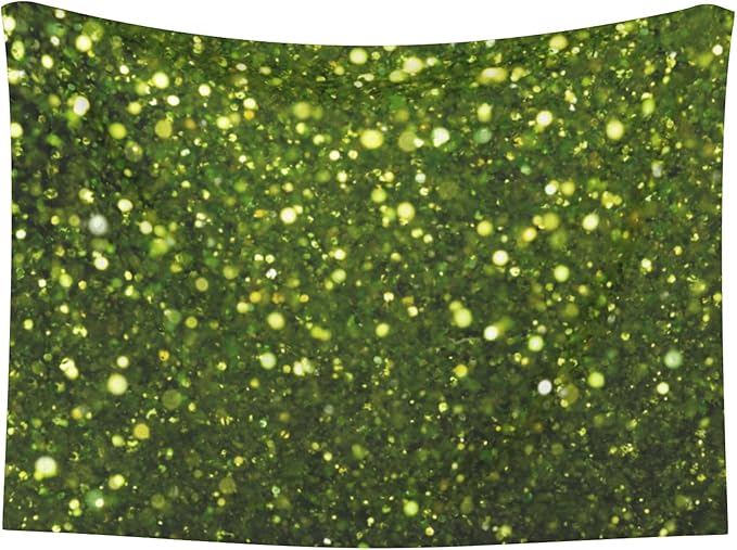 Waterproof Dog Blanket Soft Pet Blanket for Puppy Cat, Fleece Cat Throw Blankets for Furniture Bed Couch Sofa Reversible - Green Glitter Sparkle