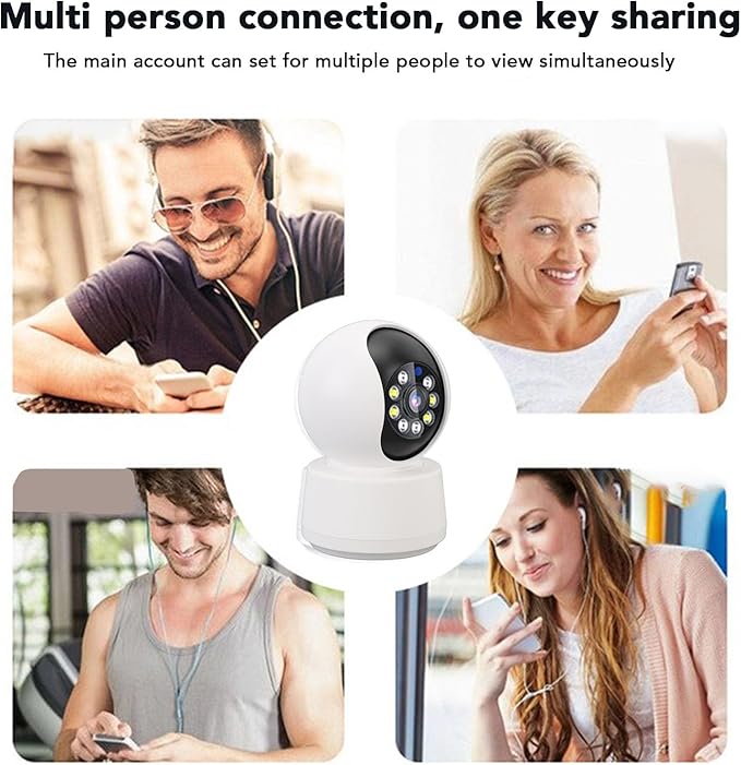 Camera for Dog Pet Baby Home Security, Security Monitor Pet Camera APP Remote Control Smart Motion Detection Table Monitor Camera 2 Way Talk Home Security Camera for Baby & Pet