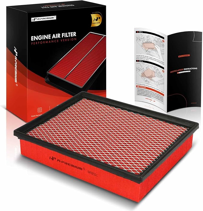 A-Premium Pre-oiled Engine Air Filter Compatible