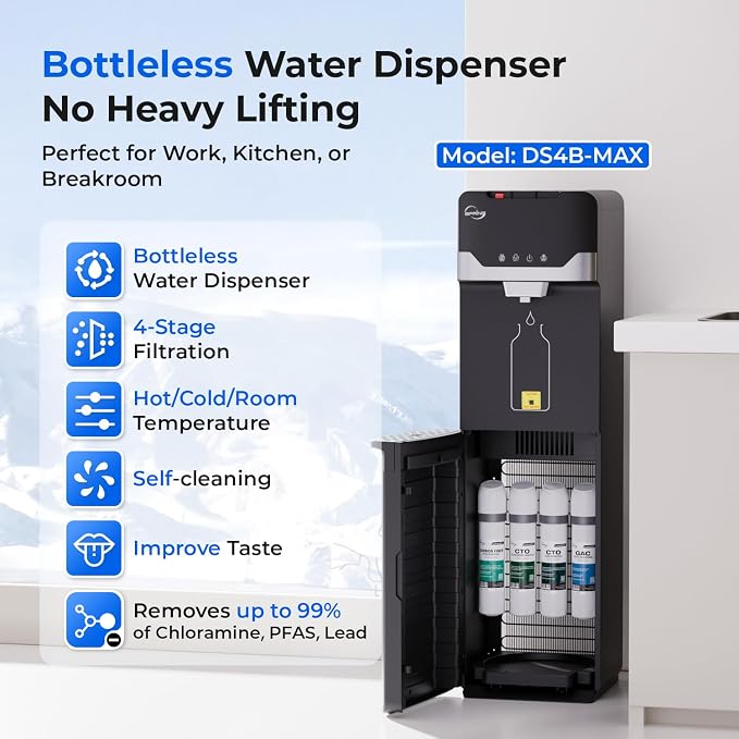 iSpring Bottleless Water Cooler Dispenser