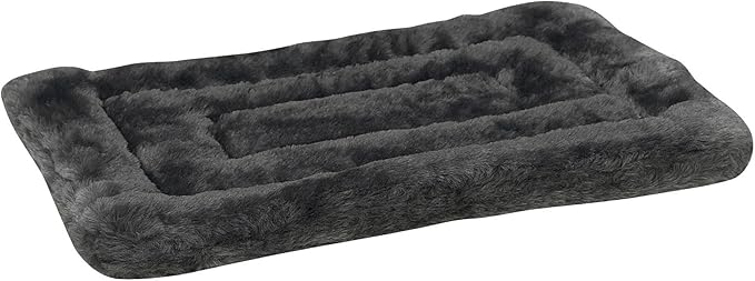 Slumber Pet Plush Mats - Versatile and Comfortable Mats for Dogs and Cats - Intermediate, 26"L x 17"W, Gray