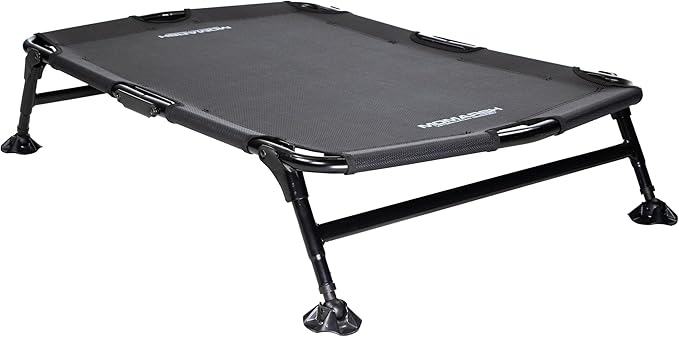 Momarsh Elevated Dog Cot with Washable Soft Pad & Folding Frame for Travel & Home Use | All in One Home Cot with Non Slip Feet | Large Portable Dog Bed | Perfect Padded Pet Bed System for Dogs