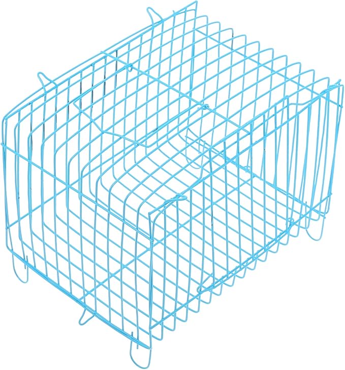 Milisten Portable Metal Bird Carrier Cage Lightweight Outdoor Travel Cage with Breathable Wire Design for Parrots Conures Cockatiels Easy Carry