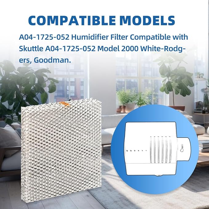 A04-1725-052 Humidifier Pad Evaporator Compatible