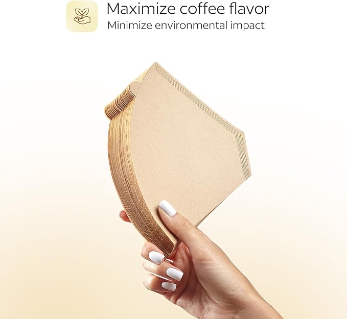 100 Count #4 Unbleached Paper Coffee Filters
