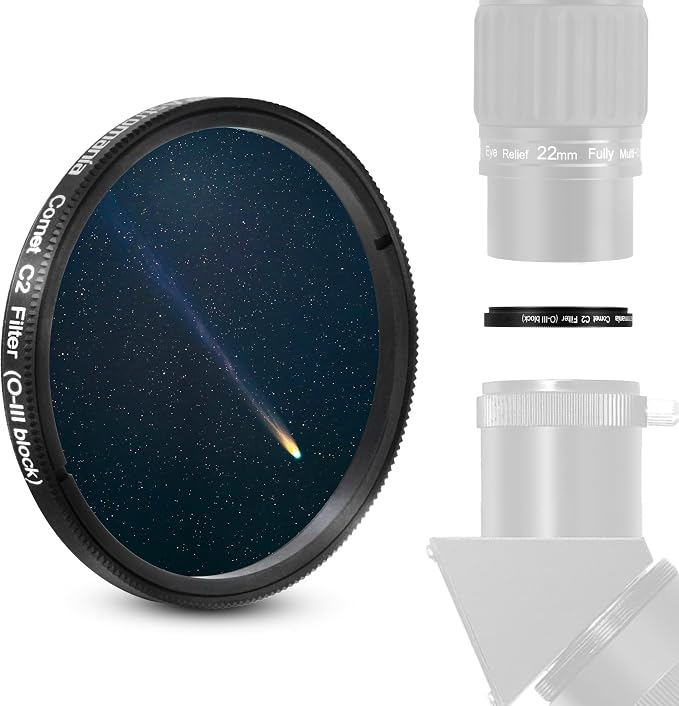 Astromania Telescope Filter 2 Inch Upgrated O-III Comet Filter Narrowband