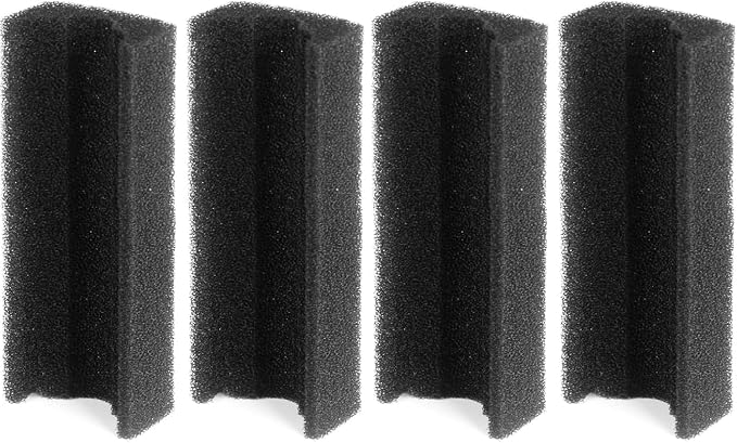 TARARIUM Aquarium Filter Replacement Material, 4 Pack, Compatible