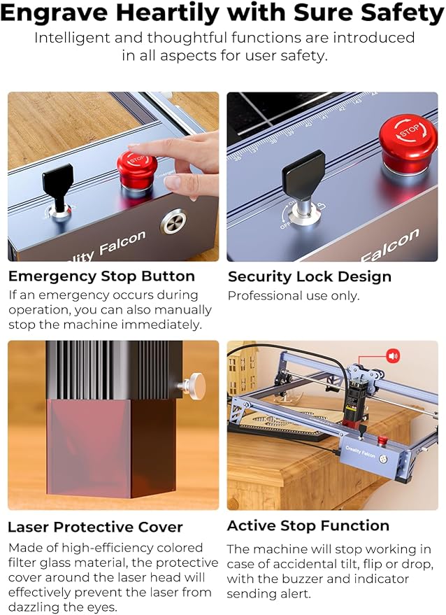 Creality 10W Laser Engraver, Falcon Pro