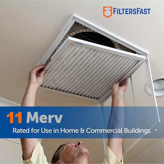Filters Fast 30x30x1 Air Filter MERV 11, Made in the USA, Actual Size: