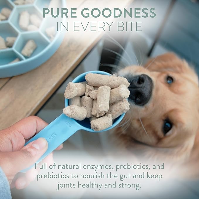 The New Zealand Natural Pet Food Co. WOOF Freeze Dried Dog Topper – Beef Green Tripe, High Protein, Digestive Support, Topper or Treat – 6.3 oz
