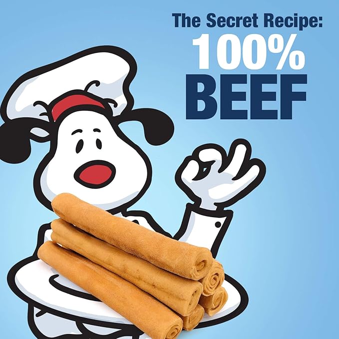 ValueBull USA - Rawhide Twists for Small Dogs, 5 Inch, Smoked, Varied Thicknesses, 50 Count - Natural & Safe, USA Beef Hide, Long Lasting, Chemical Free, No Artificial Flavors