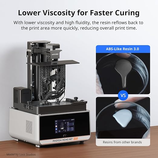 ANYCUBIC ABS-Like Resin 3.0, Upgraded 14K 3D Printer Resin
