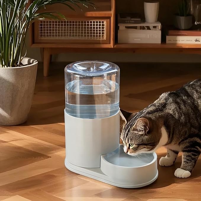 Automatic Pet Water Dispenser with 11.4 Liter Capacity, Gray