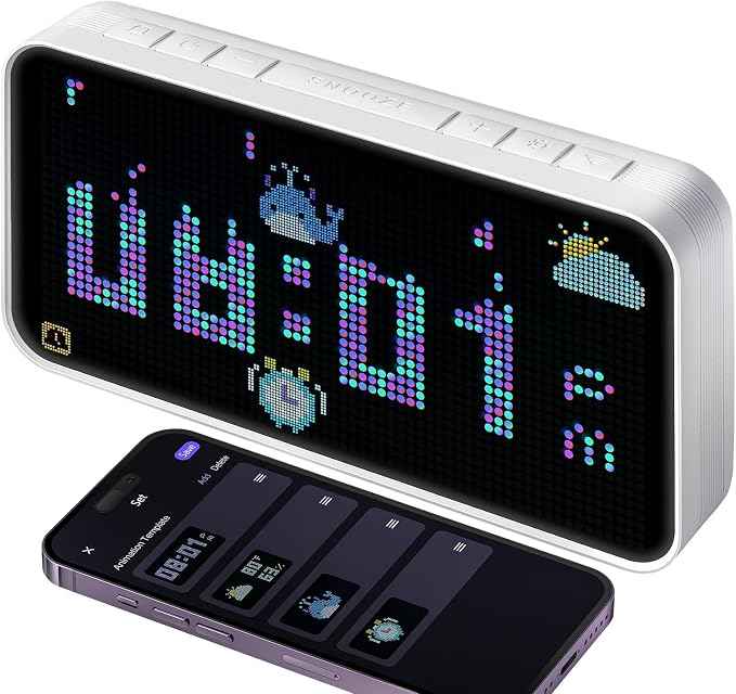 Dekala PixelRise Smart Alarm Clock