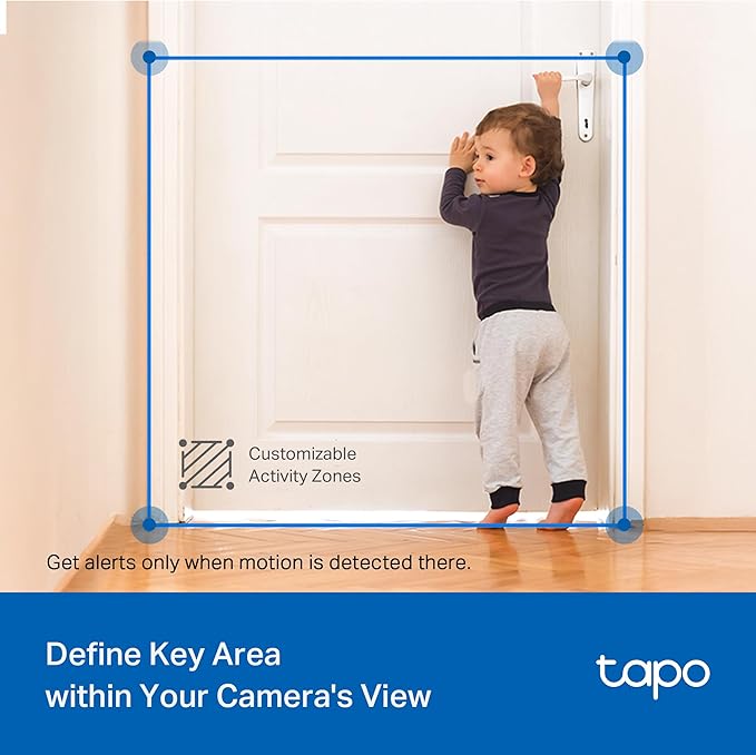 Tapo 1080p Pan/Tilt Indoor/Outdoor Security Camera – Free Person/Baby Cry Detect & Motion Track, 360° View, Color Night Vision, SD/Cloud Storage, Works w/Alexa & Google Home HybridCam 360