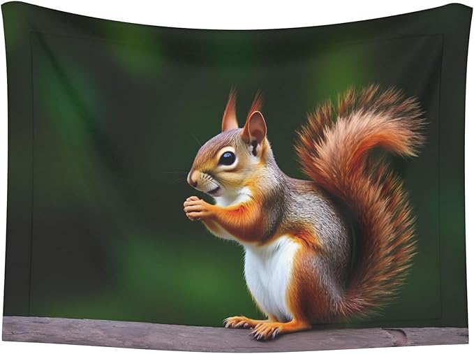 Waterproof Dog Blanket Soft Pet Blanket for Puppy Cat, Fleece Cat Throw Blankets for Furniture Bed Couch Sofa Reversible - Squirrels Eating Peanuts On The Tree
