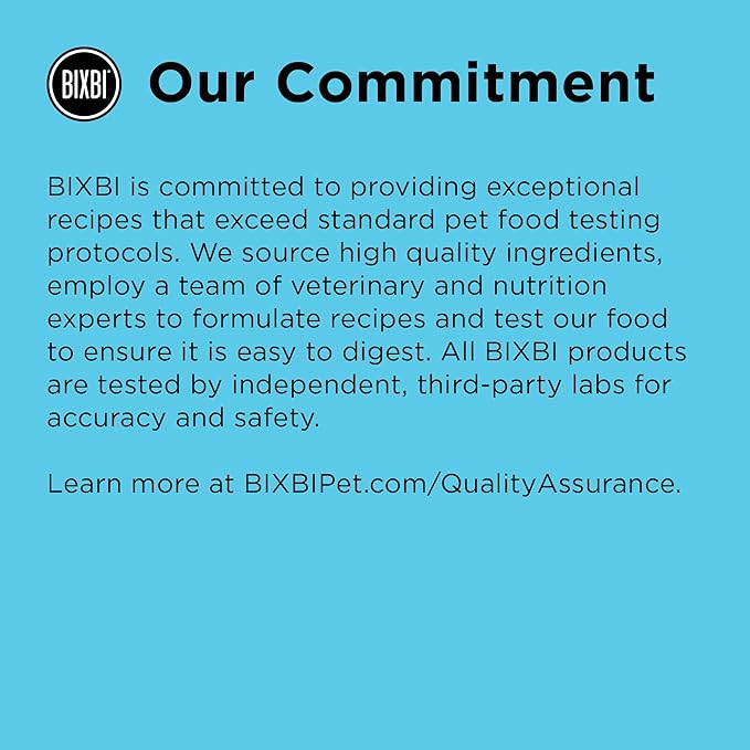 BIXBI Liberty Grain Friendly Dry Dog Food, Rancher's Red Recipe, 4 lbs - Fresh Meat, No Meat Meal, No Fillers - No Soy, Corn, Rice or Wheat for Easy Digestion - USA Made