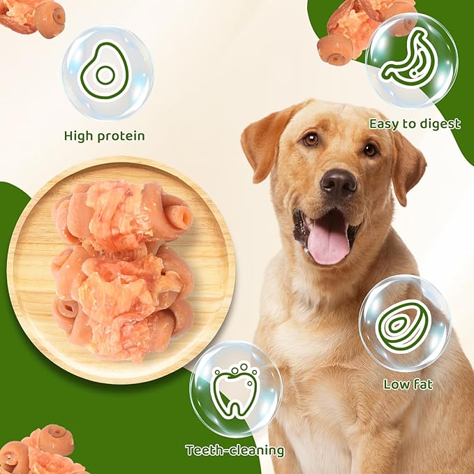 Dog Chewing Bone Chicken Wrapped Cranberry Peanut Butter Bone Dog Treat Snacks Teeth Cleaning 2.5" 227g