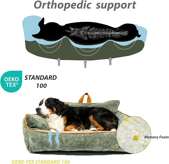 Dog Bed Medium Size Dog,Memory Foam Dog Bed,Medium Bed Dog,Dog Sofa Bed Warm and Comfortable,M(23.5"x15.5"x13.5")