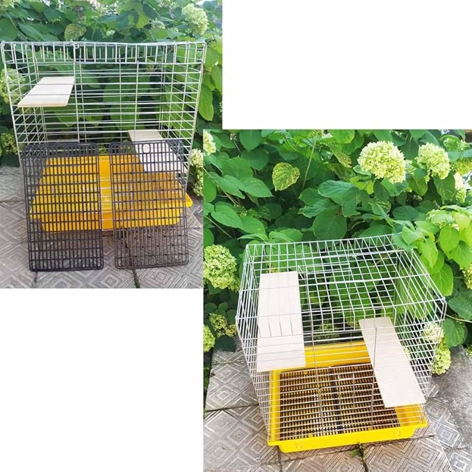 Plastic Mesh Tray for Dogs, Cats & Small Pets – Anti-Leak Crate Floor Grid, Cage Liner for Travel Carriers, Breathable Hygienic Base, Cut-to-Size PP Plastic (Small size15.7x9.4 in)