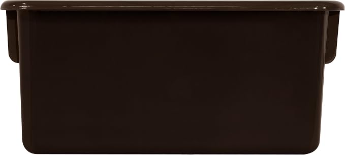 Wood Designs Cubby Storage Bin, Heavy Duty Plastic Containers