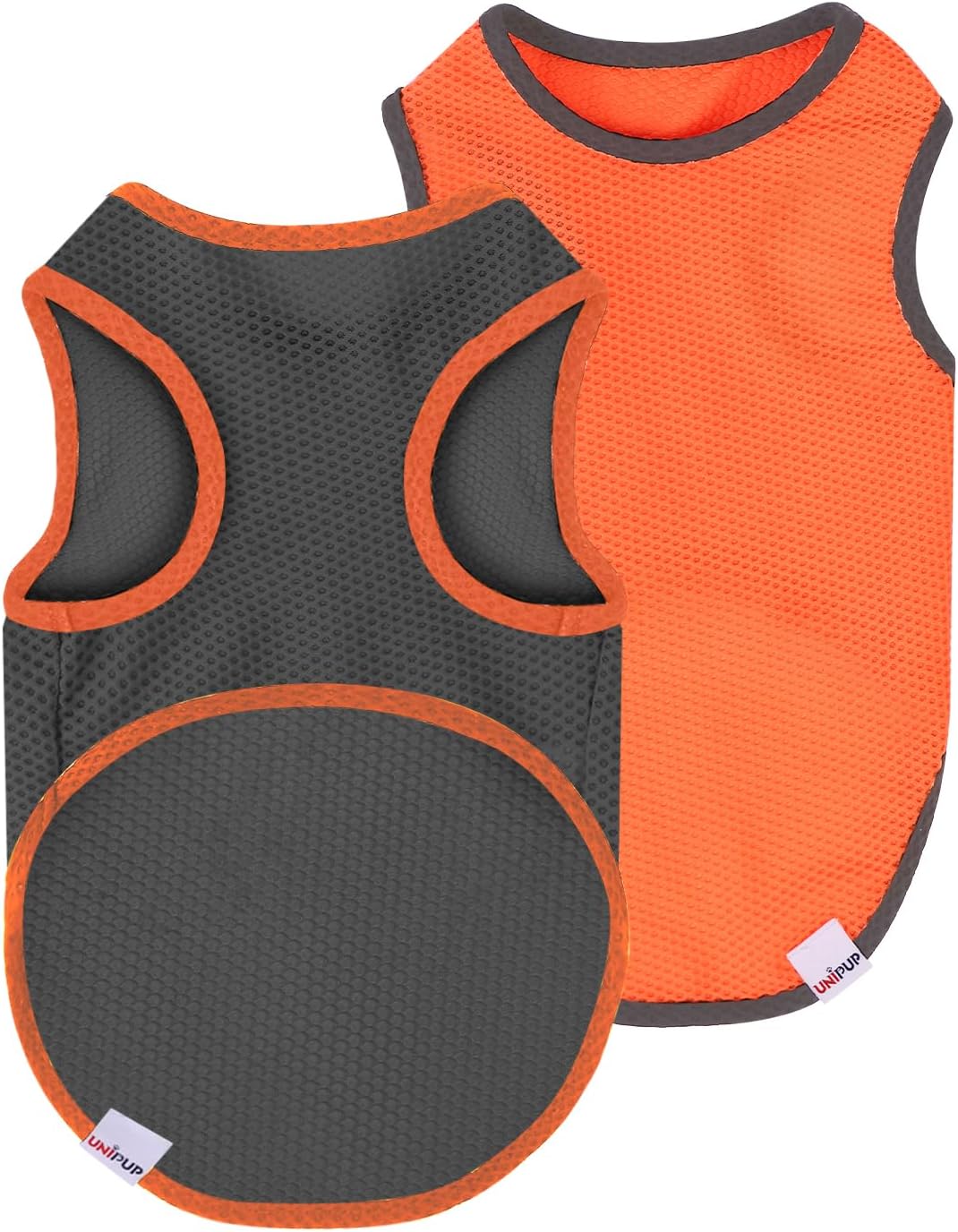 2 Pack Cooling Shirts for Dogs, Lightweight Mesh Breathable Dog Clothes for Medium Dogs Boy Girl,Sun-Protection Sleeveless Shirts for Dog&Cat Puppy Vest Pet Apparel - L