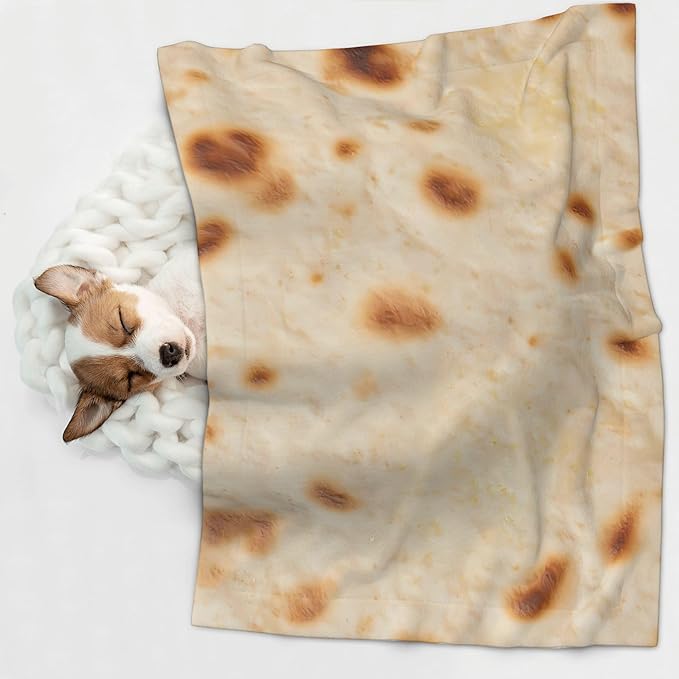 Waterproof Dog Blanket Soft Pet Blanket for Puppy Cat, Fleece Cat Throw Blankets for Furniture Bed Couch Sofa Reversible - Tortilla 1