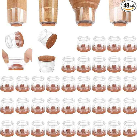 CHUNZEXI 48 Pack Chair Leg Floor Protectors