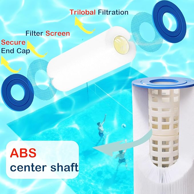 Savener® 27002-0100S Pool Filter Cartridges, Replaces Sta-Rite 27002-0100S Pool