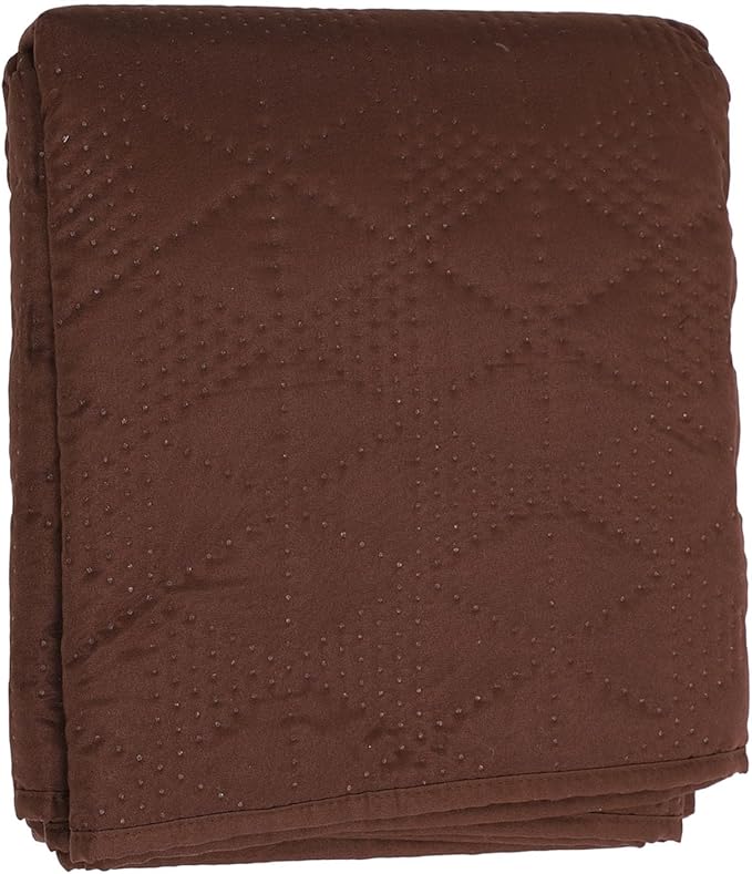 Dog Bed Cover, Slip Washable Pet Blanket for Sofa Couch Furniture Protector, Double Sided TPU Liner for Cats and Puppies, Brown (52x82inch)