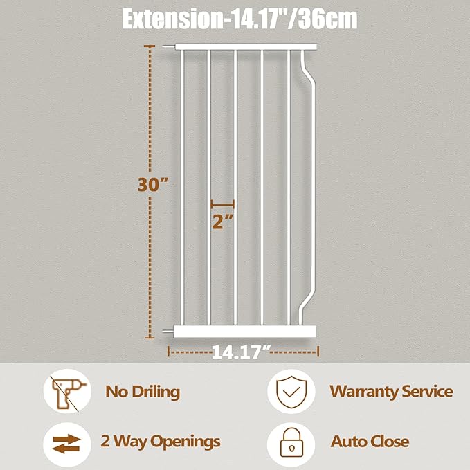 Fairy Baby Fairy Baby Walk Through Baby Gate Auto Close White Child Safety Gates Extension