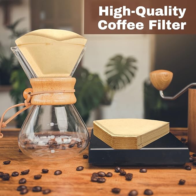 Teling 1200 Count Coffee Filter #2, cone Filters Bulk Disposable Natural Paper