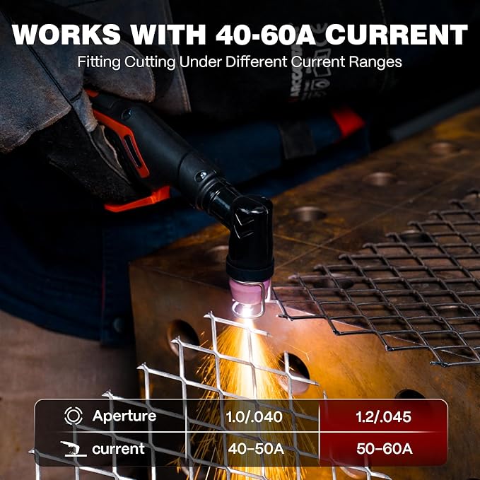 ARCCAPTAIN AG-60 Plasma Cutter Torch Consumables, CUT55 PROLUX, CUT 55PILOTARC