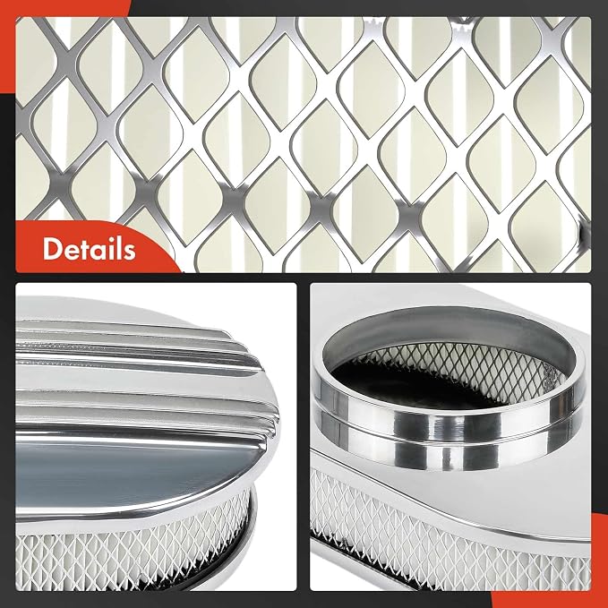 A-Premium Universal Air Cleaner Filter Assembly