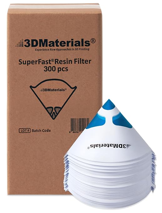 SuperFilter 300 pcs, Disposable Filter, 3D Printer Resin and Paint Strainer