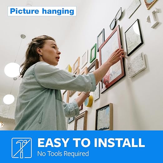 Double Sided Tape 0.39in x 16.5ft, Mounting Tape Heavy Duty, Removeable PE Foam Tape Strips, Strong Adhesive Tape Waterproof Free Damage for Paint Wall Picture Hanging Poster