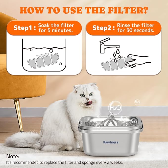 Pawtners 8 Packs Replacement Filters