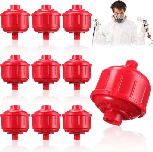 10 Pcs Mini Disposable Water and Air Filters Disposable Spray Gun Filter