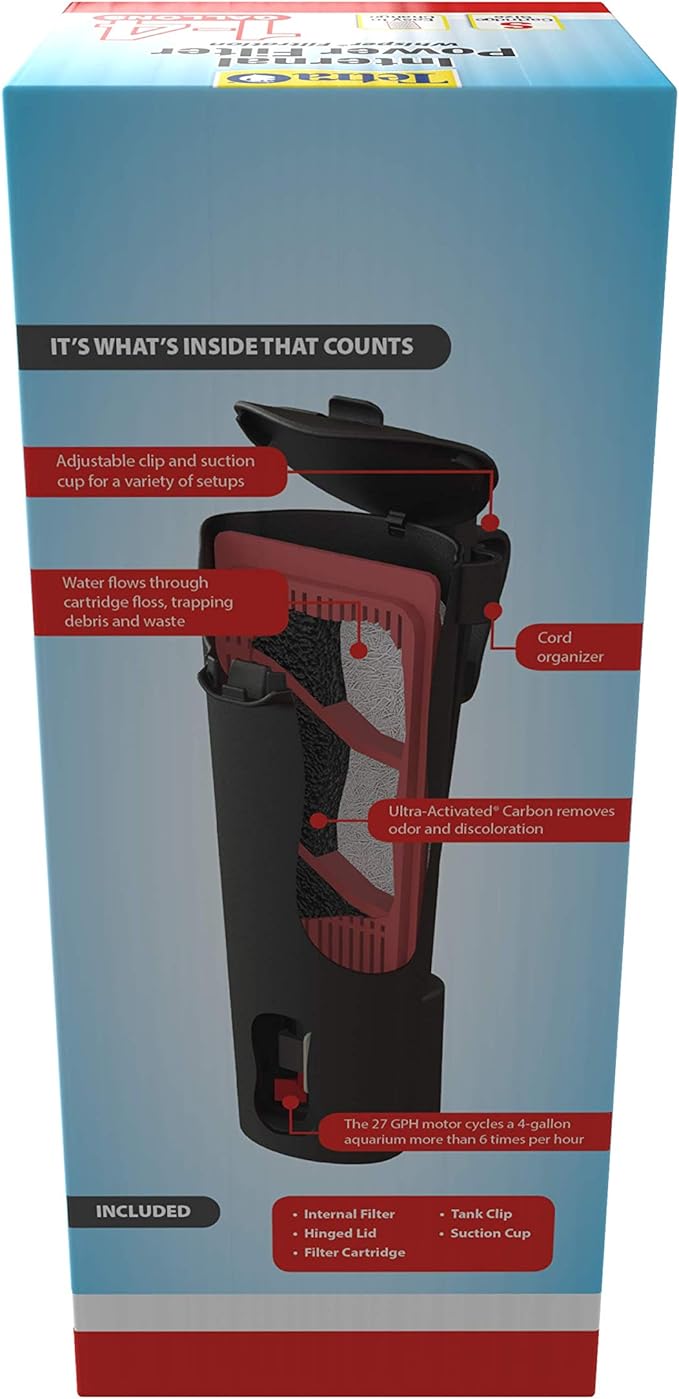 Tetra Whisper 4i Internal Power Filter, Filtration