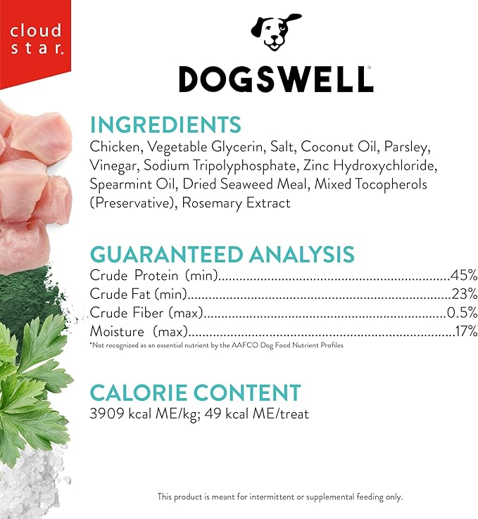 Dogswell Dental Chicken Jerky 12 Ounce