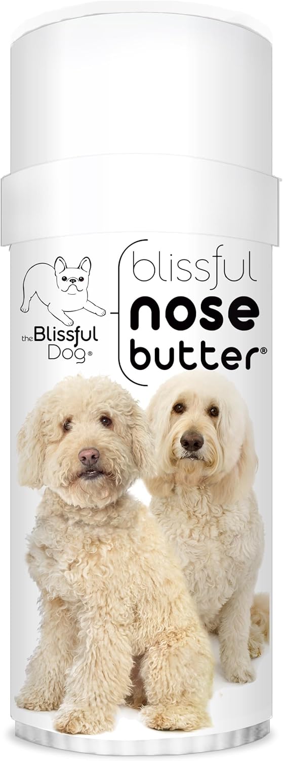 The Blissful Dog Goldendoodle Nose Butter, Versatile Dog Nose Balm for Dry Nose, Handcrafted Nose Moisturizer, Easy-to-Apply Dog Essentials, Unscented, 2 oz.
