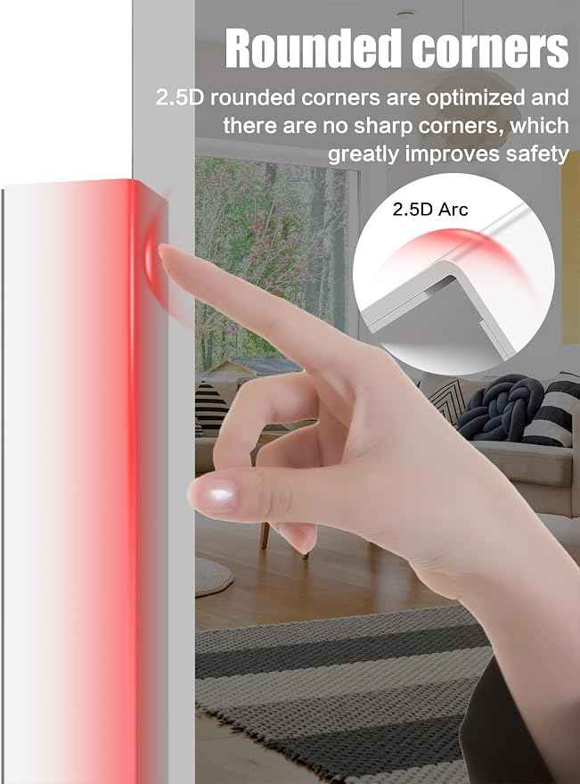 ‎Frychee Wall Corner Protector, Walls Edge Protector，Self-Adhesive Wall Corner