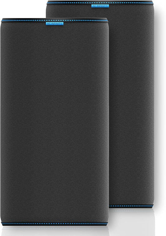 AC Infinity Pre-Filter Cloth 8”, Replacement Inline Filter Sleeve 2-Pack