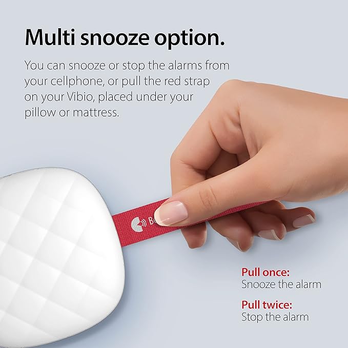 Bellman & Symfon Vibio Bluetooth Bed Shaker – Silent Vibrating Travel Alarm