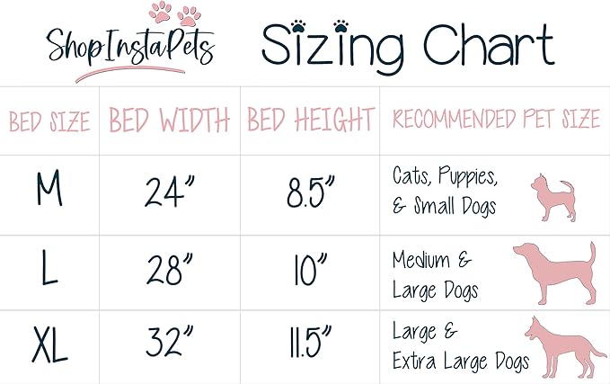 ShopInstaPets James Madison Dukes Officially Licensed Plush Donut Pet Bed – Cozy, Machine Washable, Perfect for Pets (Extra Large)