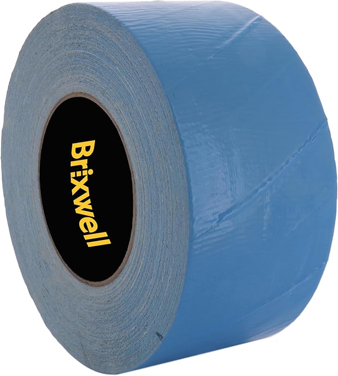 Brixwell 12 Rolls - Blue Double Coated Carpet Tape 3 Inch x 36 Yard Made in The USA
